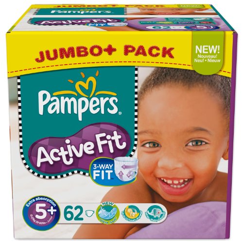 Couches Pampers Active Fit Jumbo box T5 x64
