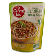 Céréal bio doy cuisine lentilles riz soja 250g