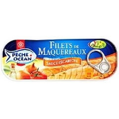 Filets maquereaux Peche Ocean Sauce escabeche 1/4 169g