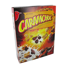 Caramchoc - Cereales caramel et chocolat Pepites de caramel et chocolat.