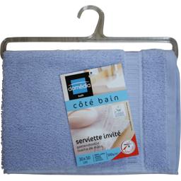 Domedia, Serviette invite 30x50 lavande, la serviette