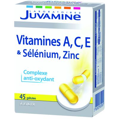 Vitamines ACE + selenium JUVAMINE