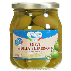 Olives Creazioni d'Italia Vertes entieres 320g