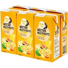 Nectar multifruits Bien Vu, pack de 6x1l