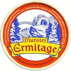 Ermitage, Petit Munster Ermitage fabrique dans les Vosges, le fromage de 125g