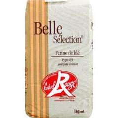 Belle Selection, Farine de ble, type 65 pour pain courant, le paquet d'1kg