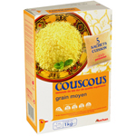 Auchan couscous moyen 5 sachets cuisson 1kg