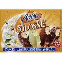 Mini colosse mix, creme glacee vanille enrobages multiples, 8 x 45ml,360ml