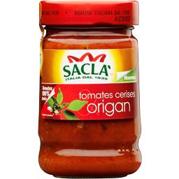 Sacla sauce tomates cerises et origan 190g