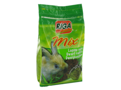 Aliment pour lapins nains Mix au thym RIGA, 1kg