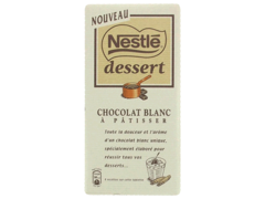 Nestlé dessert tablette de chocolat blanc 180g
