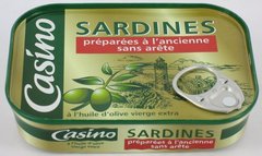 Sardines preparees a l?ancienne sans arete