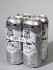 Becker's Pils biere blonde 4,9° pack 4 boites 50cl