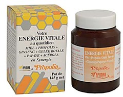 Energie vitale propolis miel gelée royale ginseng