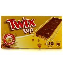 Twix Biscuits Top caramel chocolat au lait les 10 biscuits de 21 g