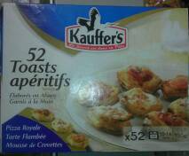 Kauffer'S 52 toasts apéritifs 750g