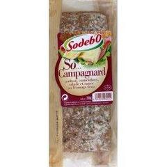 Sandwich pain aux cereales So Campagnard SODEBO, 200g