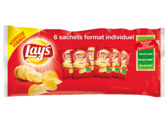 Lay's, Chips natures, les 6 paquets de 27,5g