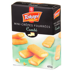 Biscuits Tokapi Mini-crepes Fourrees comte 65g