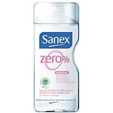 Gel douche et bain nutritive Zero % SANEX, 250ml