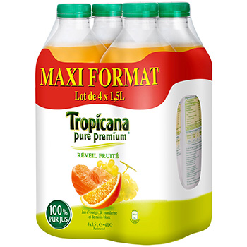Jus de fruits Tropicana Multivitamines 4x1,5l