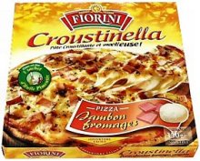Croustinella, pizza jambon fromages, la pizza,350g
