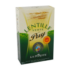 Lentilles vertes AOP Du Puy La Ponote etui 500g