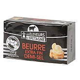Beurre Les Eleveurs de Bretagne 80%mat.gr extra fin 1/2 sel250g