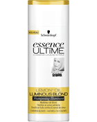 Essence Ultime - Shampoing illuminant Luminous Blond Révélateur de blond. Enrichi en huile nutritive et extrait de citron.