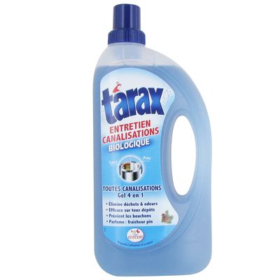 Liquide d'entretien biologique pour canalisations TARAX, 1l