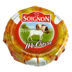 Fromage mi-chevre au lait pasteurise SOIGNON, 22%MG, 180g