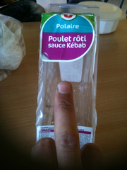 Sandwich polaire poulet roti sauce kebab U, 140g