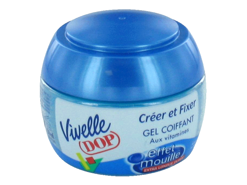 Gel coiffant Vivelle Dop effet mouille, pot de 150ml