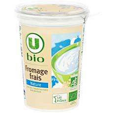 Fromage frais bio nature U BIO, 3,6%MG, 500g