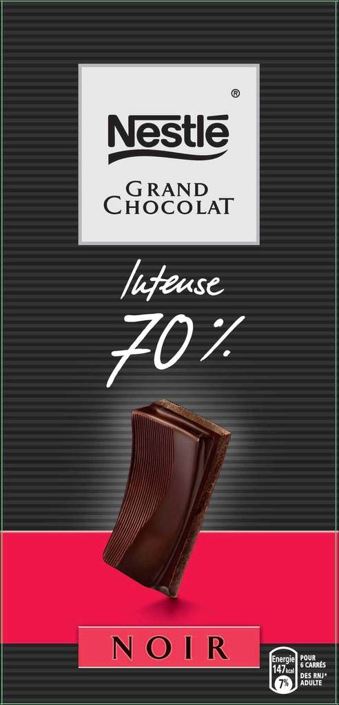 Chocolat noir intense 70% de cacao
