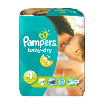 PAMPERS BBDRY PAQUET T4X24