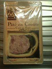 Patrimoine gourmand pate en croute cuit au four 2 tranches 240 g