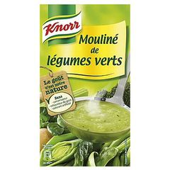 Soupe moulinee aux legumes verts KNORR, 1l