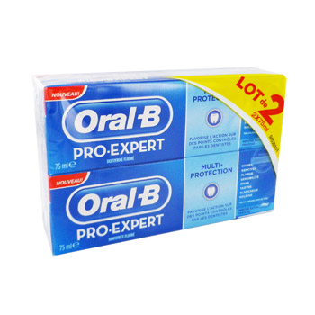 Oral B dentifrice pro expert multi 2x75ml