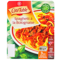Spaghetti bolognaise Cote Table 330g