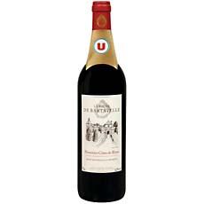 Vin rouge AOC Cotes de Blaye Premieres La Roche de Bartavelle cuvee 2007 U, 75cl