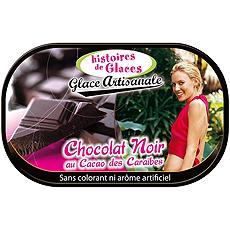 Histoires de glaces Glace chocolat noir Le bac de 750 ml