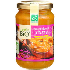 Sauce au curry bio douce JARDIN BIO, 200g