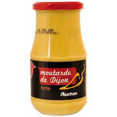 Auchan Moutarde forte bocal 440g