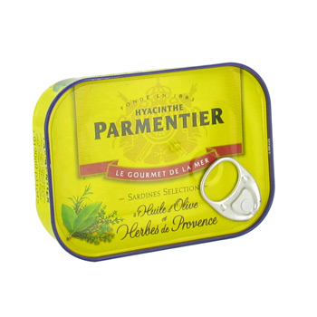 Sardines a l'huile d'olive et herbes de Provence HYACITHE PARMENTIER, 135g