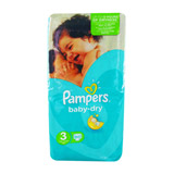 couches baby dry geant x50 taille 3 pampers