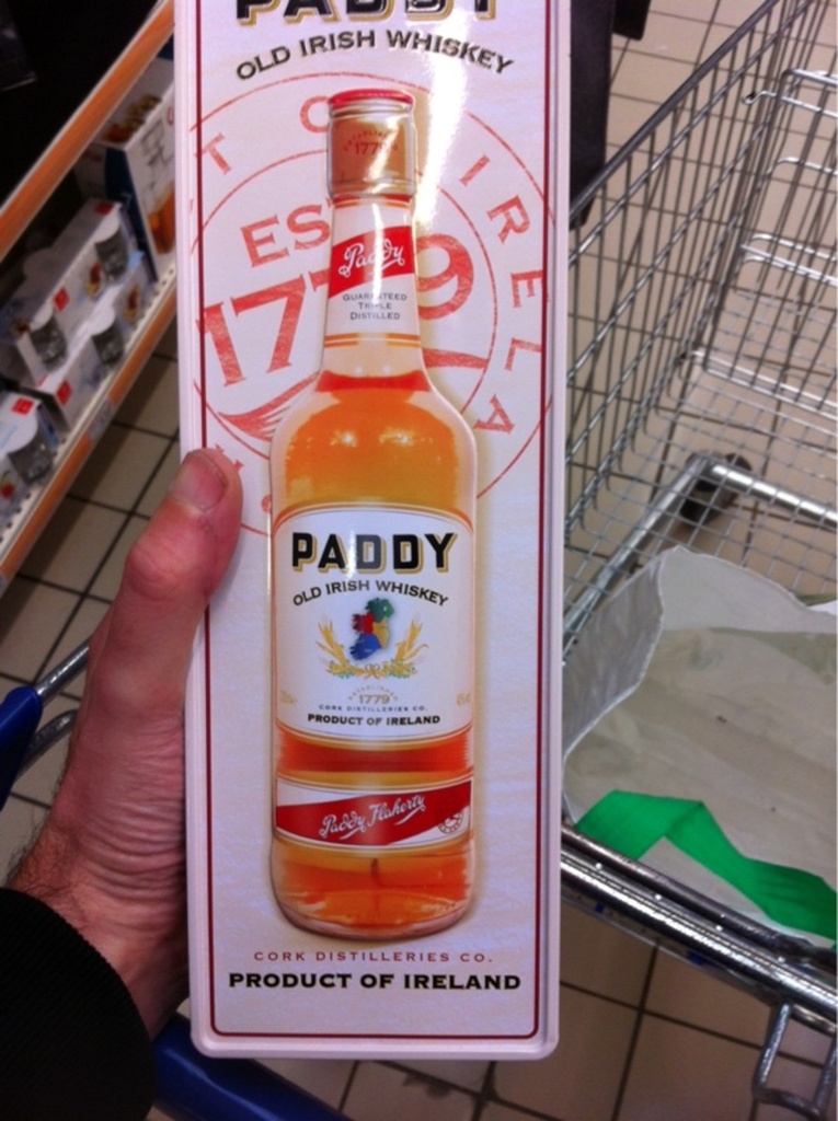 Whisky Paddy Irish 40%vol 70cl + étui