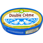 Double creme fromage 32.5% de matieres grasses, a base de lait pasteurise