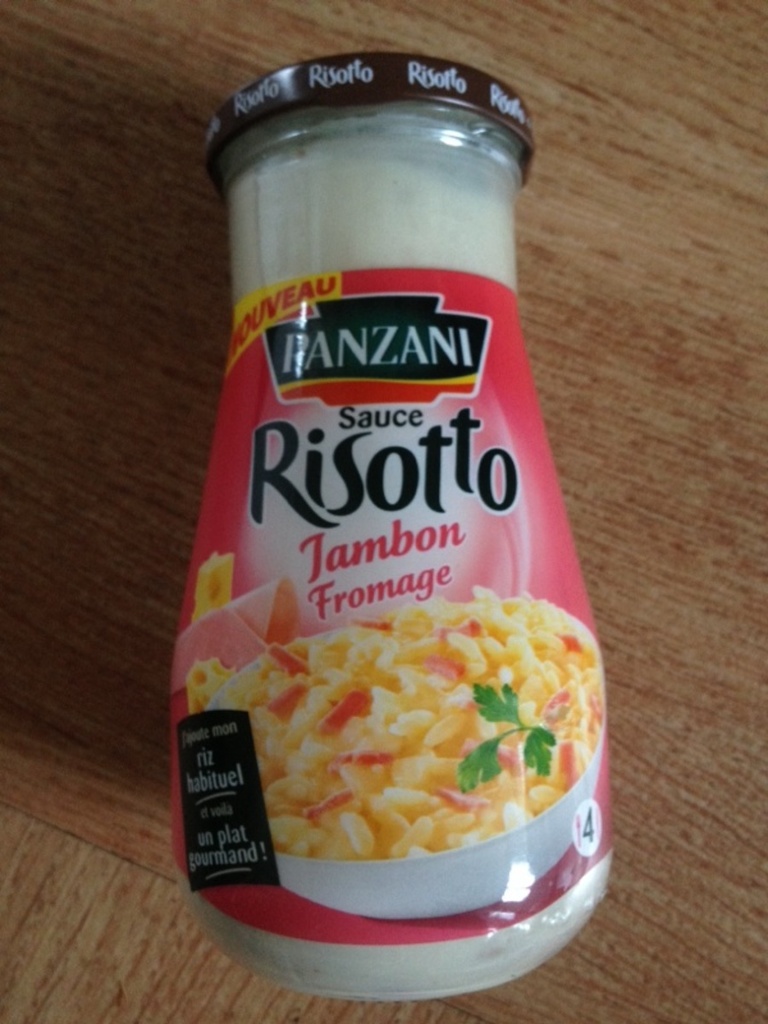 Sauce Risotto jambon fromage PANZANI, 370g