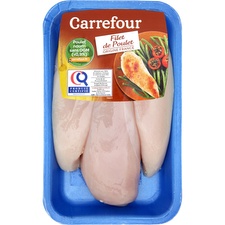 Filets de poulet blanc origine France Carrefour